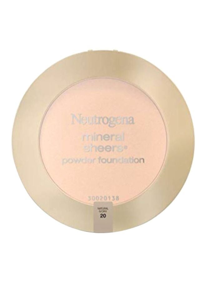 Mineral Sheers Compact Powder Foundation Natural Ivory 20