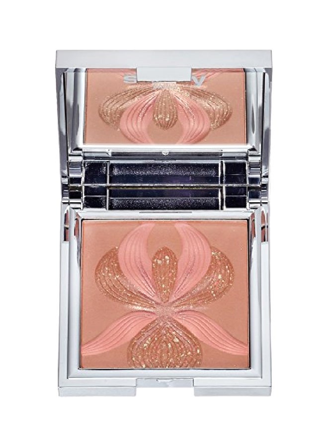 L'Orchidee Highlighter Blush With White Lily Beige/Pink