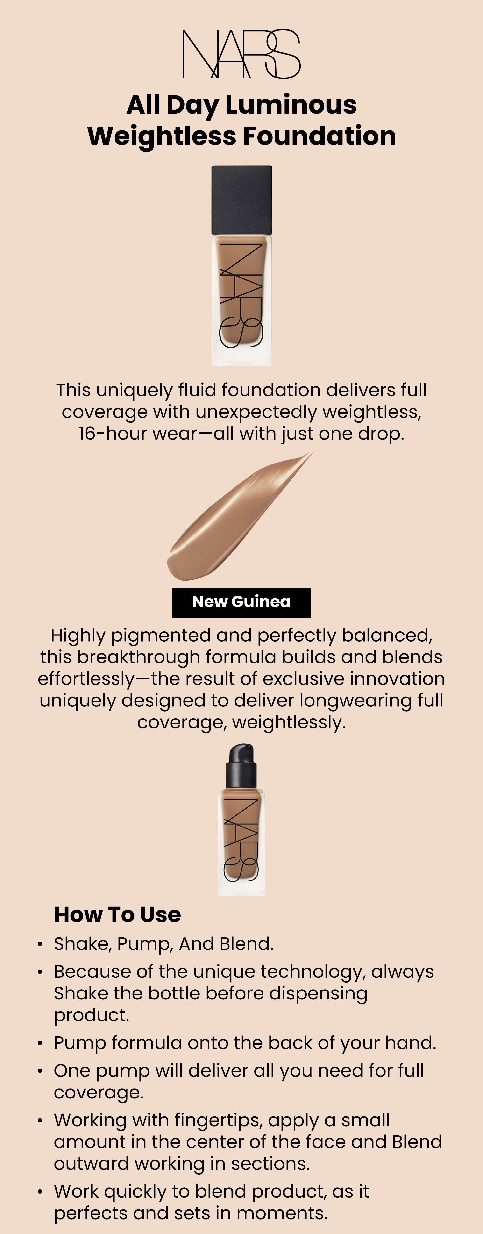 All Day Luminous Liquid Foundation New Guinea