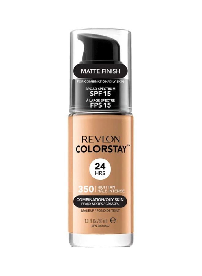 ColorStay Liquid Foundation SPF 15 350 Rich Tan