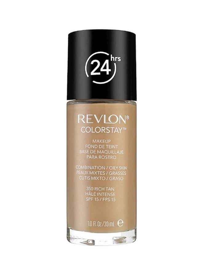 Pack Of 8 Colorstay Makeup Foundation 350 Rich Tan