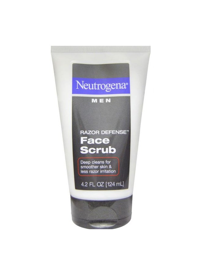 Razor Defense Face Scrub Clear