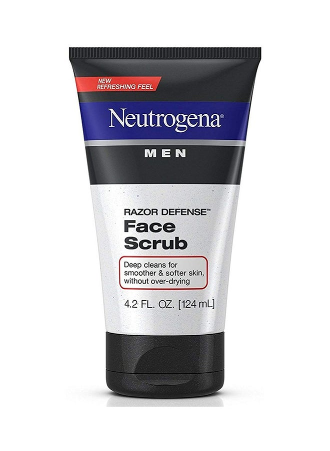 Men Razor Defense Face Scrub