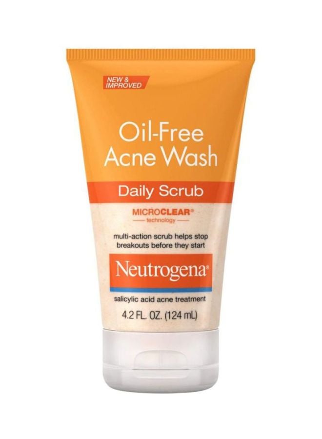 Oil-Free Acne Wash Daily Scrub 124ml
