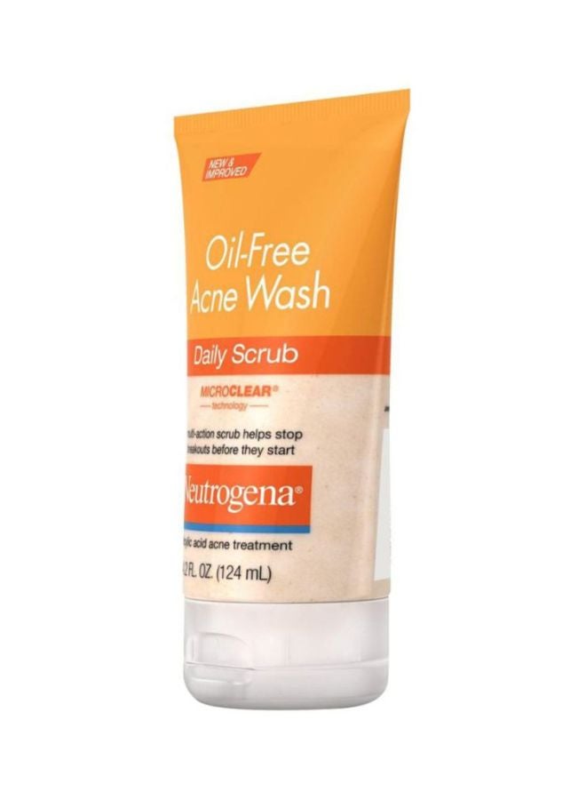 Oil-Free Acne Wash Daily Scrub 124ml
