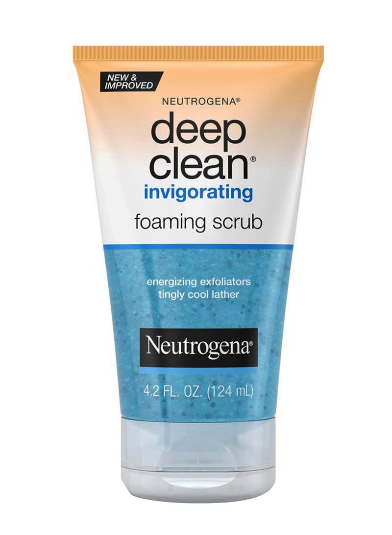 Deep Clean Invigorating Foaming Face Scrub 124ml