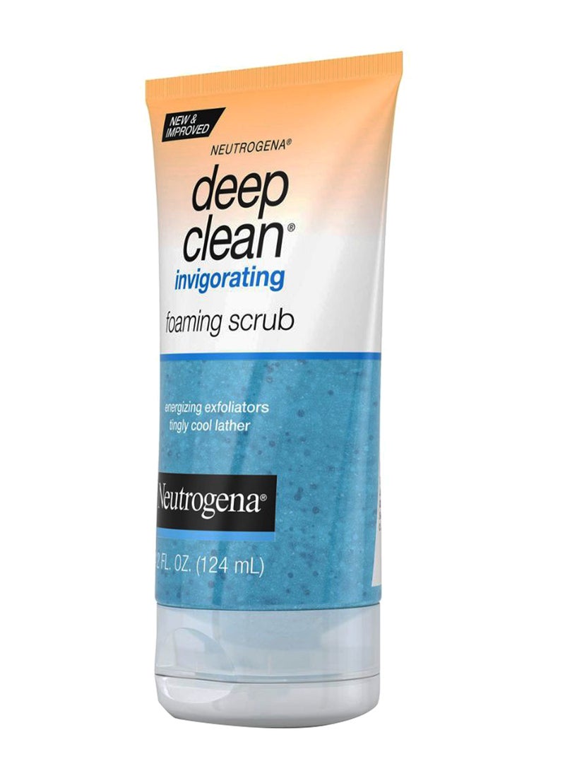 Deep Clean Invigorating Foaming Face Scrub 124ml