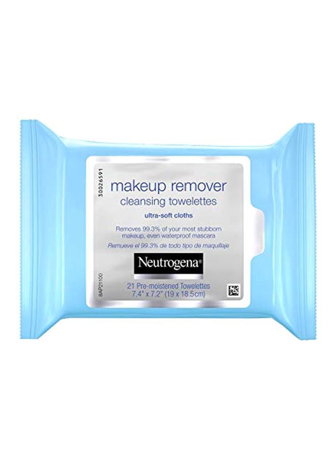 3-Pack Makeup Remover Cleansing Towelette Set Clear