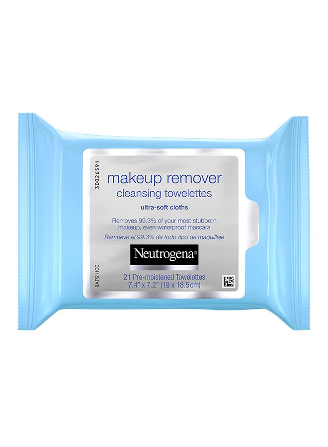 Pack Of 3 Makeup Remover Cleansing Towelettes And Wipes White
