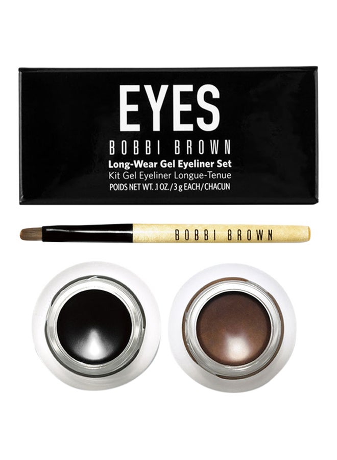 Long Wear Gel Eyeliner Duo Kit Black Ink/Sepia Ink