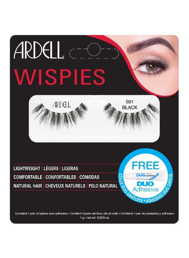 Wispies Cluster Eyelashes 601 Black