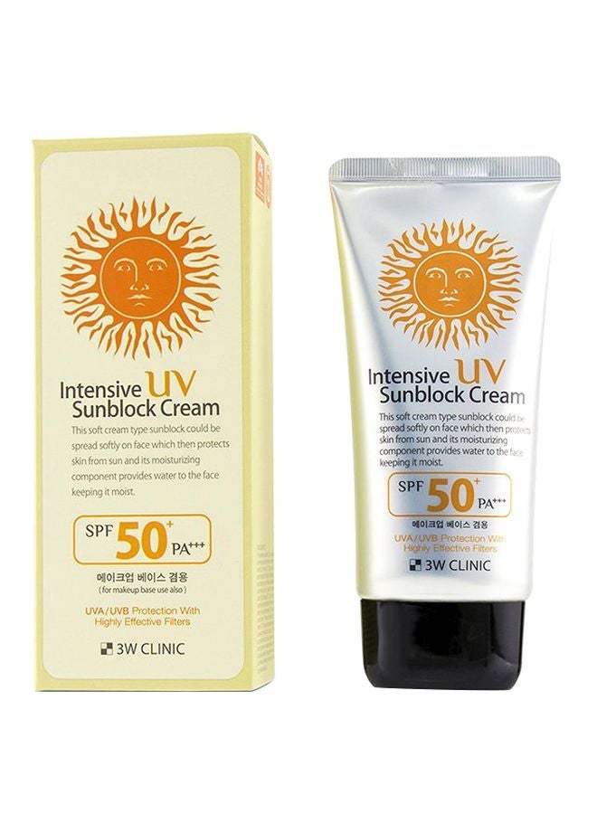 Intensive UV Sunblock Cream SPF50+ PA+++ 70ml