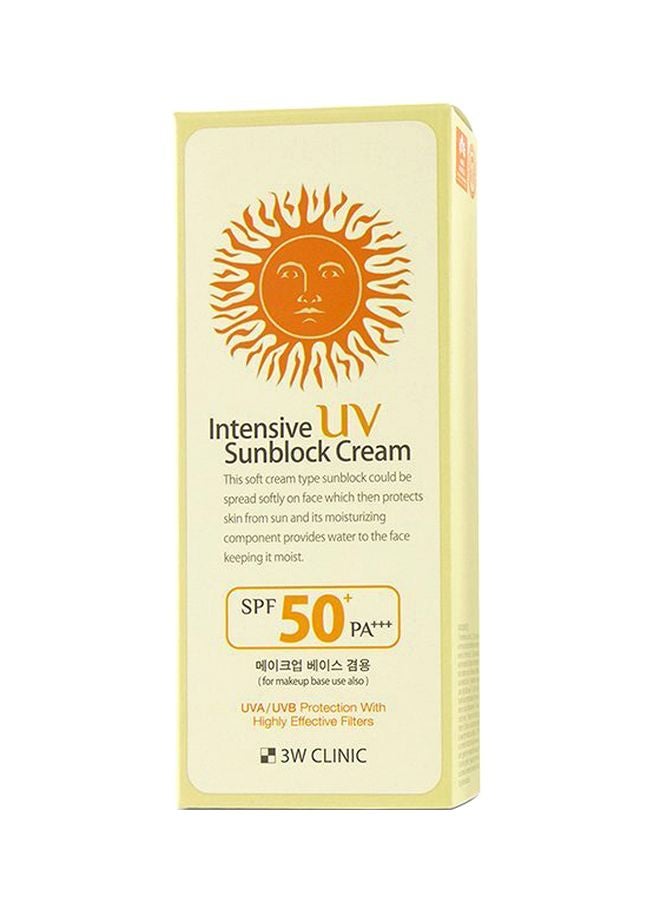Intensive UV Sunblock Cream SPF50+ PA+++ 70ml