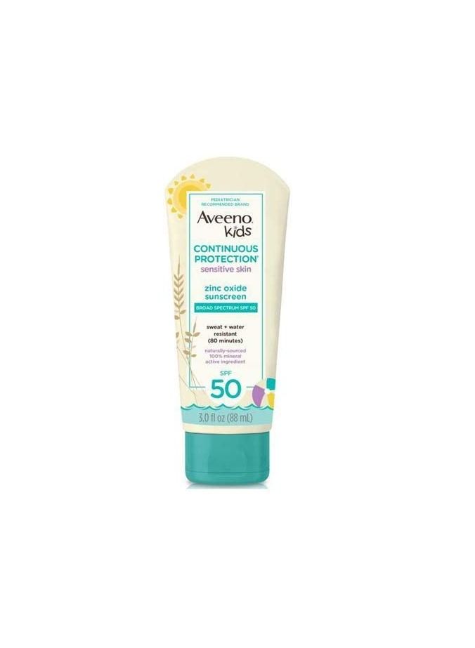 Aveeno Kid's Continuous Protection Zinc Oxide Mineral Sunscreen