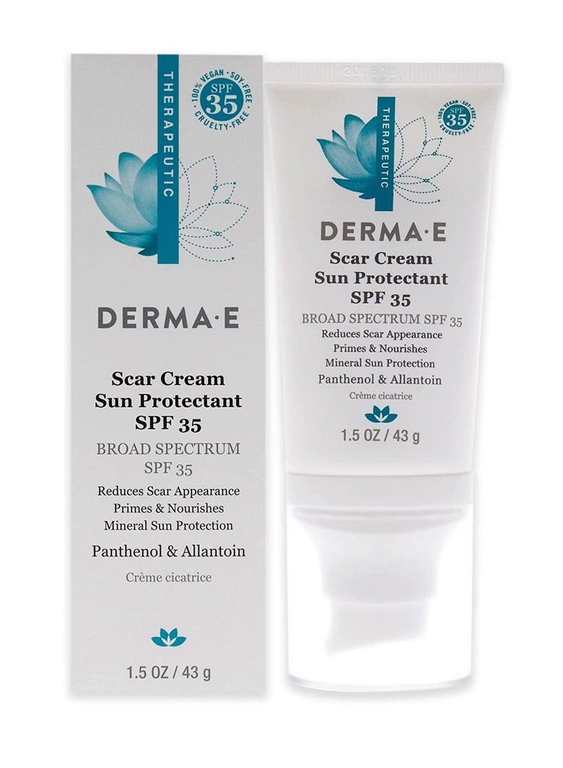 Derma E Therapeutic Scar Cream Sun Protectant SPF 35
