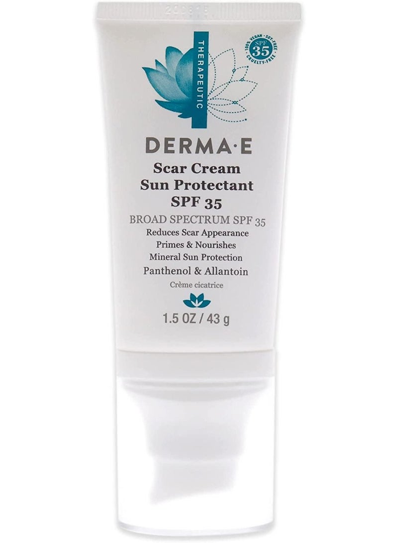 Derma E Therapeutic Scar Cream Sun Protectant SPF 35