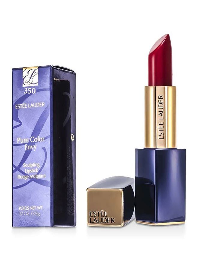 Pure Color Envy Sculpting Lipstick 350 Vengeful Red