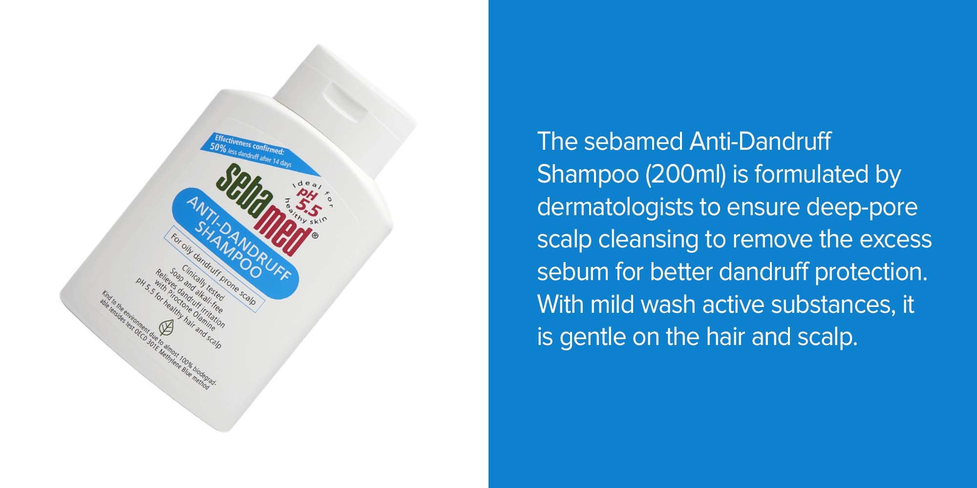 Antidandruff  Shampoo 200ml White/Blue/Red 200ml