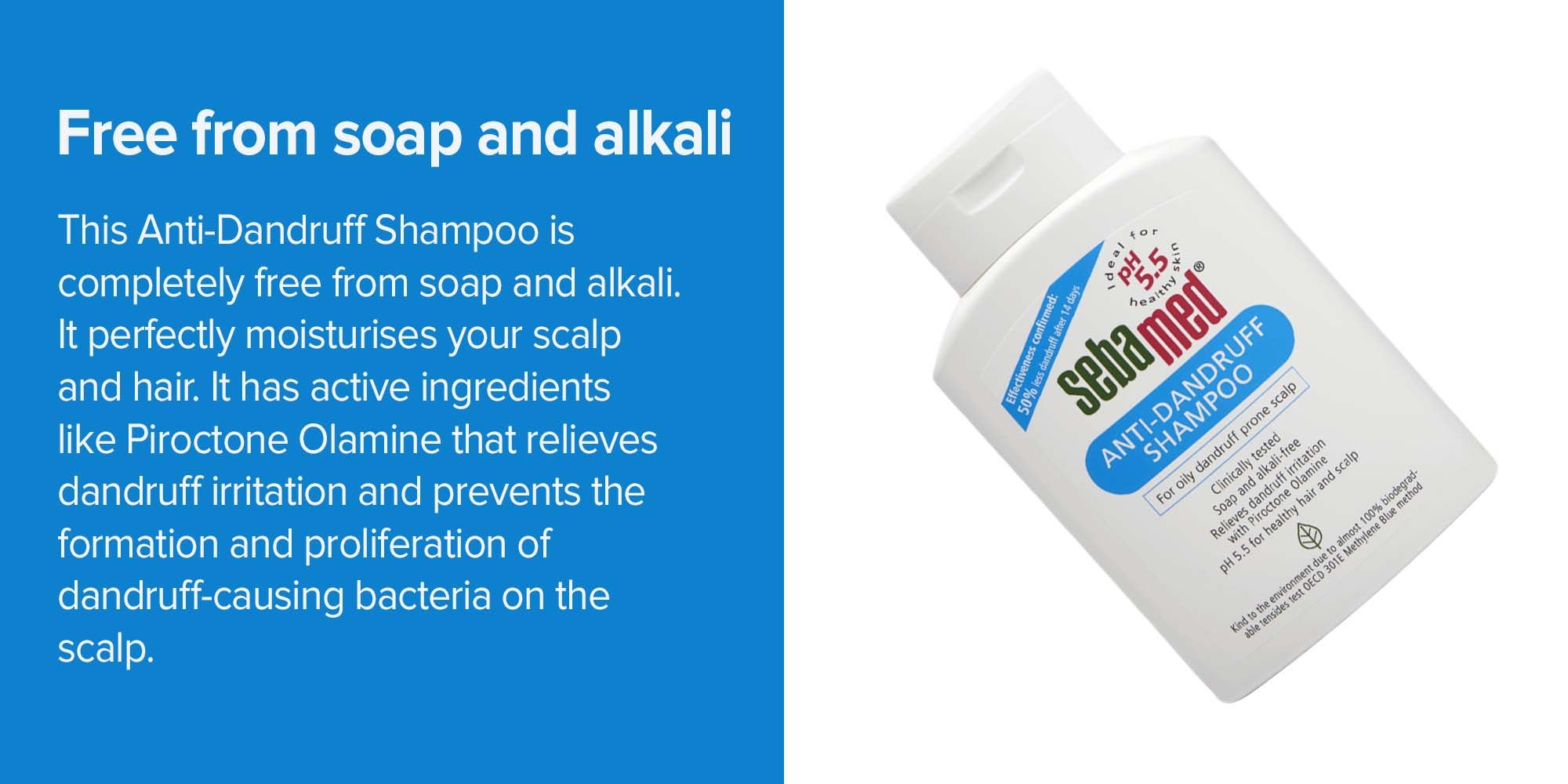Antidandruff  Shampoo 200ml White/Blue/Red 200ml