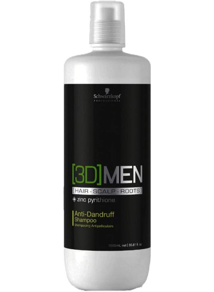 Schwarzkopf Professional 3D Men Anti Dandruff Shampoo
