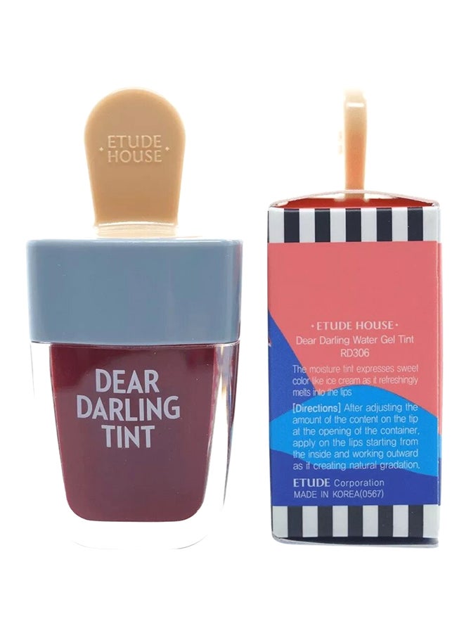 Dear Darling Water Gel Tint Lip Gloss RD306 Shark Red