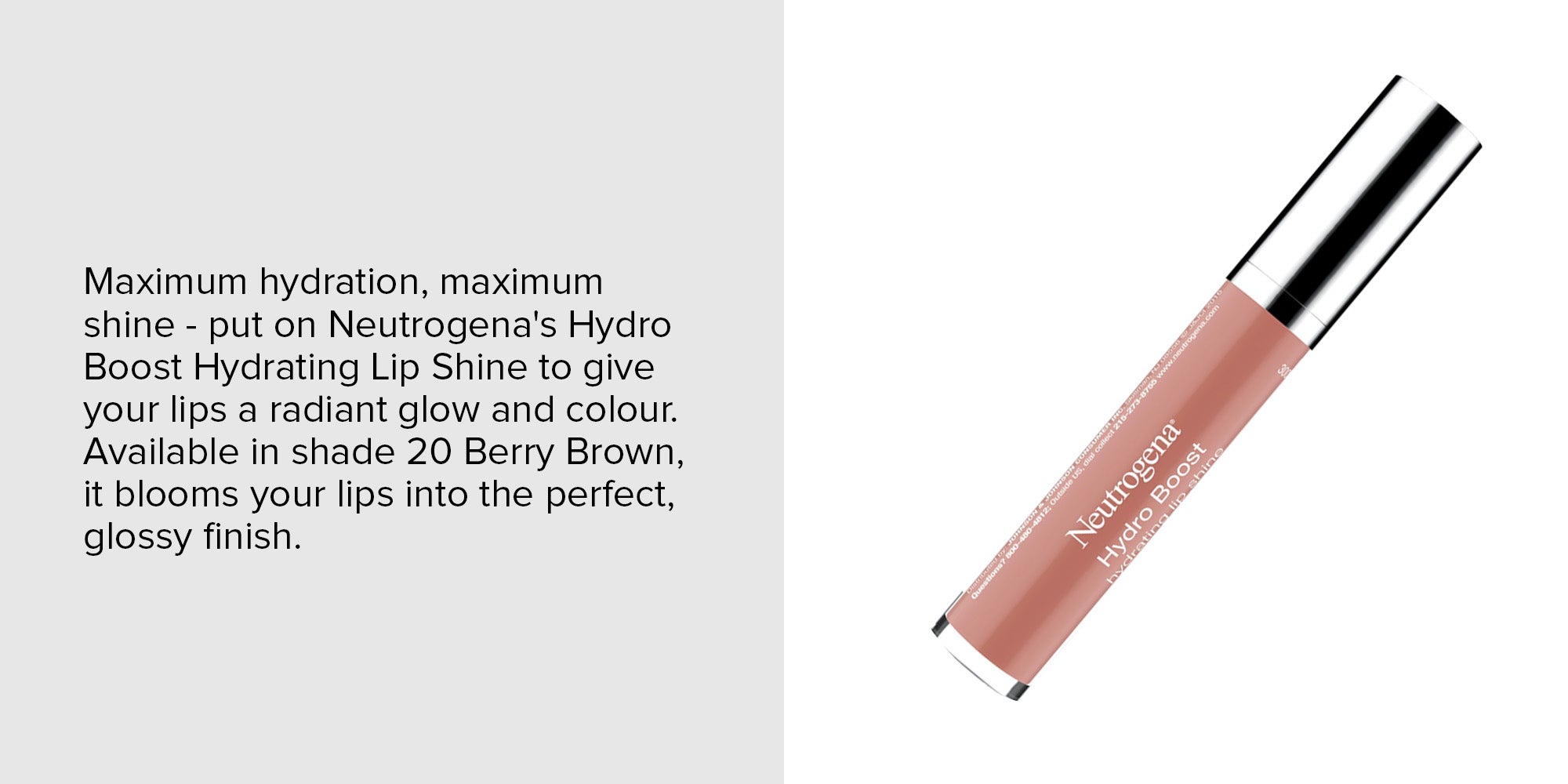 Hydrating Boost Lip Shine 20 Berry Brown
