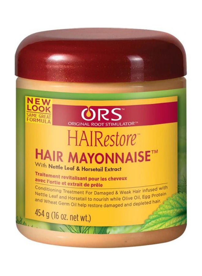 Olive Oil Hair Mayonnaise 454g | With Nettle Leaf & Horsetail Extract | Conditioning Treatment for Damaged & Weak Hair 454.0grams