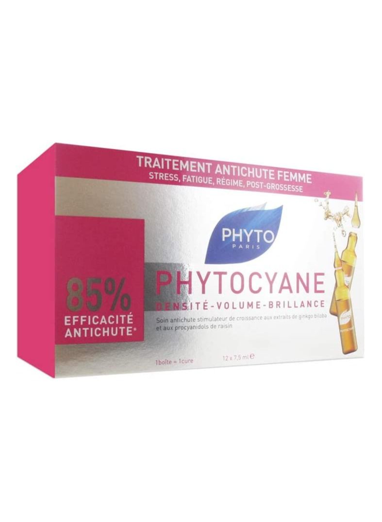 Phyto Phytocyane Revitalizing Serum For Women Thinning Hair 12 ampoules