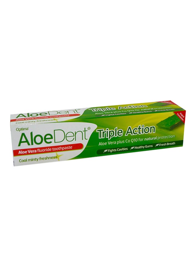 Triple Action Fluoride Aloe Vera Toothpaste