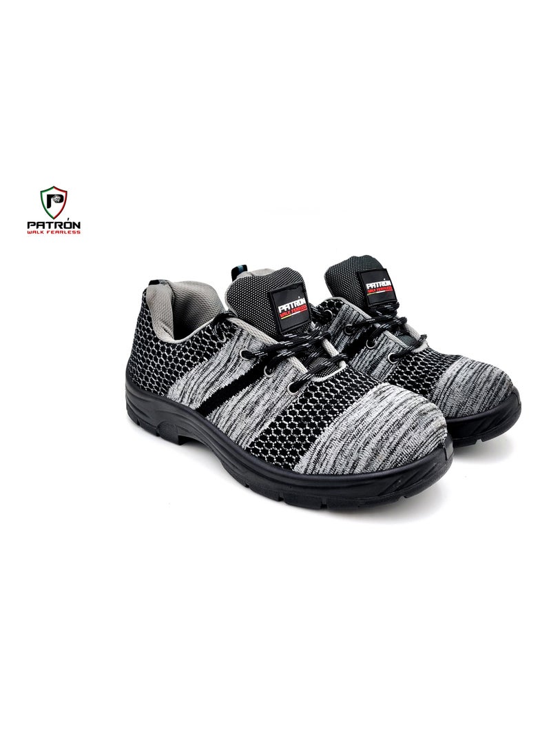 HIKER | 44537 Slip, Shock, Chemical Resistant With Steel Toe Men Women Sports Safety Shoe