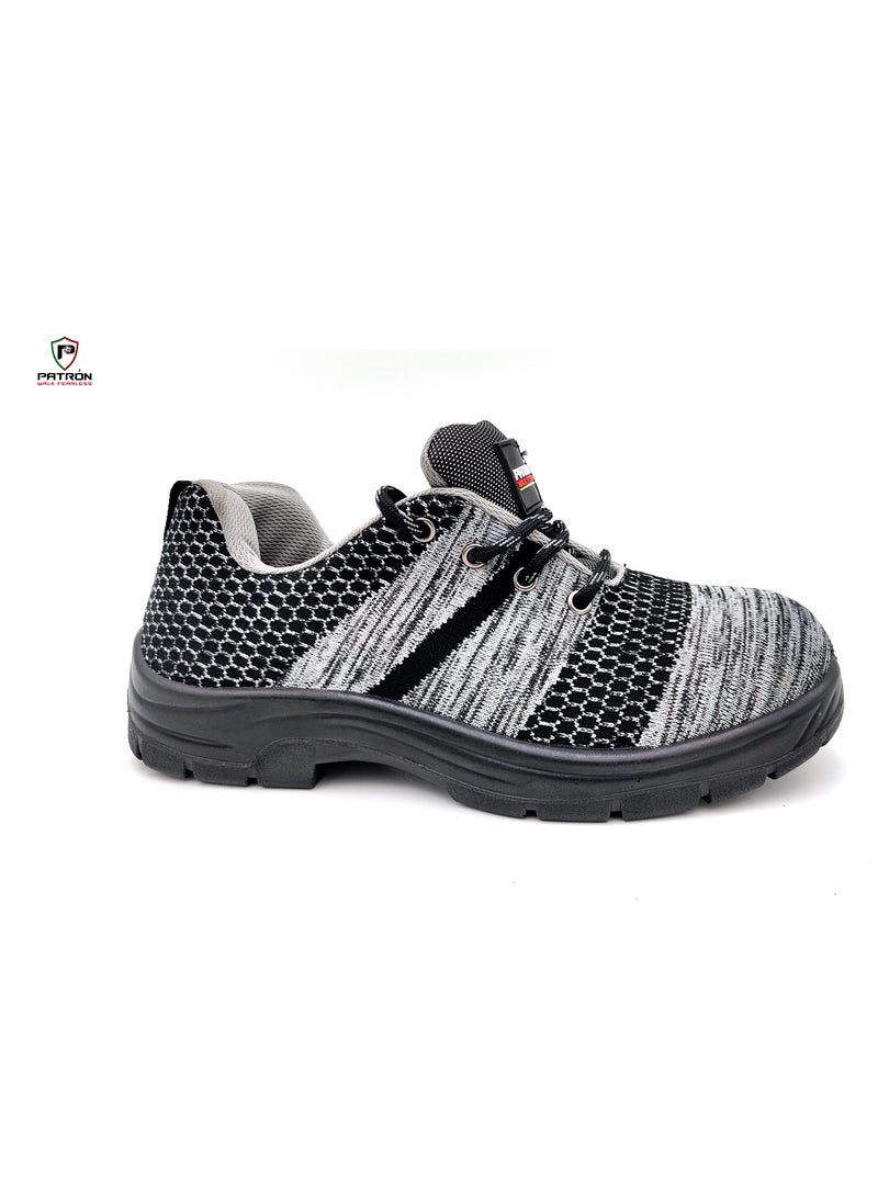 HIKER | 44537 Slip, Shock, Chemical Resistant With Steel Toe Men Women Sports Safety Shoe