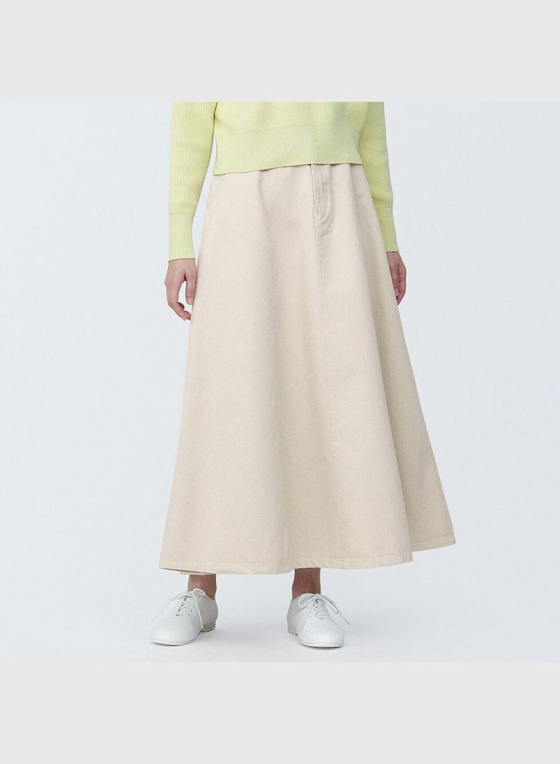Kapok Blend Flare Skirt