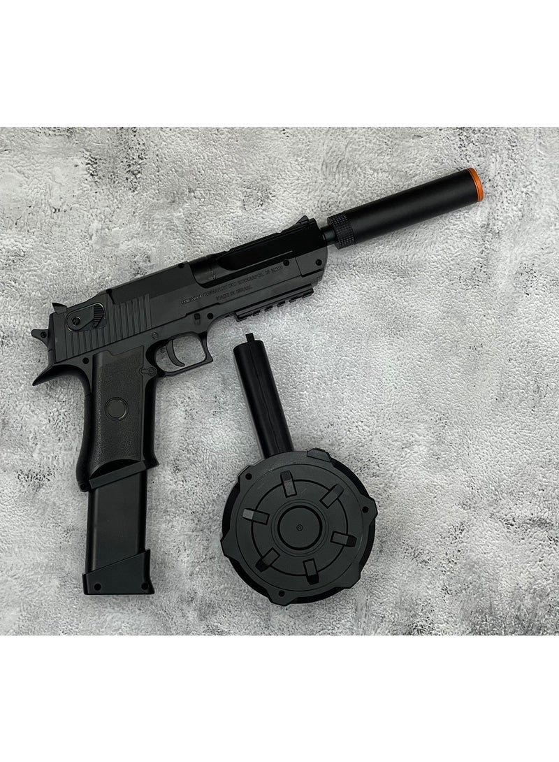 Dynamic Glock-Style Electric Gel Blaster Toy Gun: Experience Action-Packed Fun with Realistic Design and Safe Gel Blasting Excitement