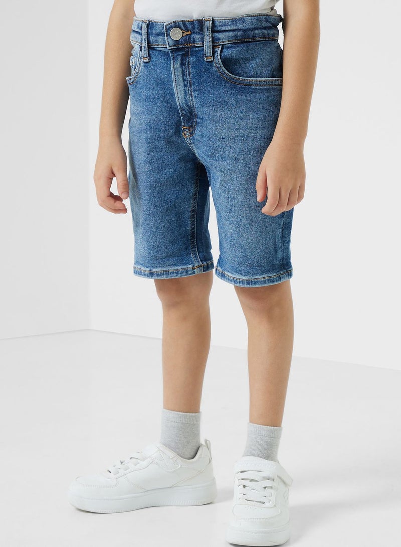 Youth Relaxed Fit Denim Shorts