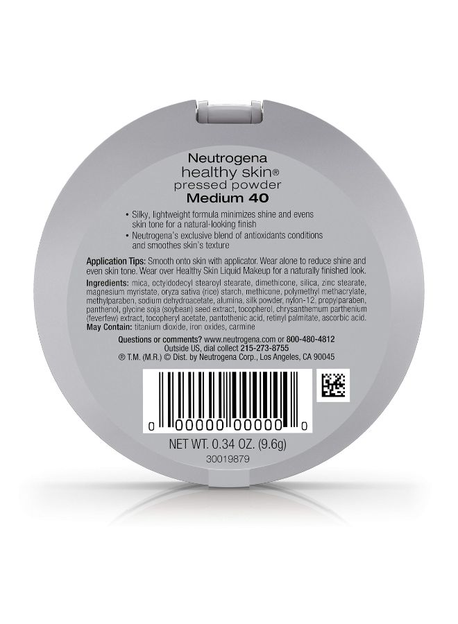 Pack Of 1 Healthy Skin Pressed Powder Medium 40