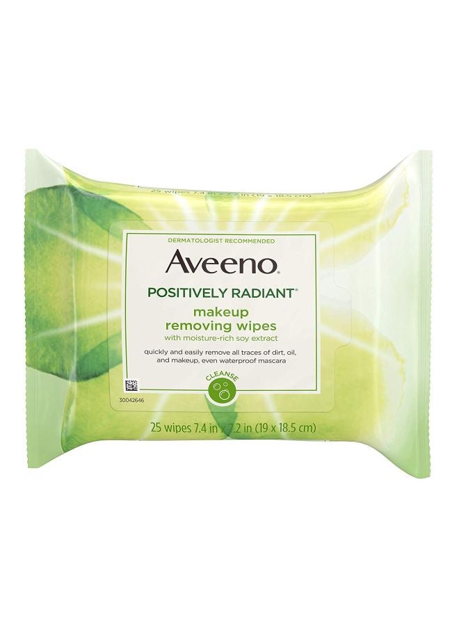 Positively Radiant Makeup Removing Wipes Clear