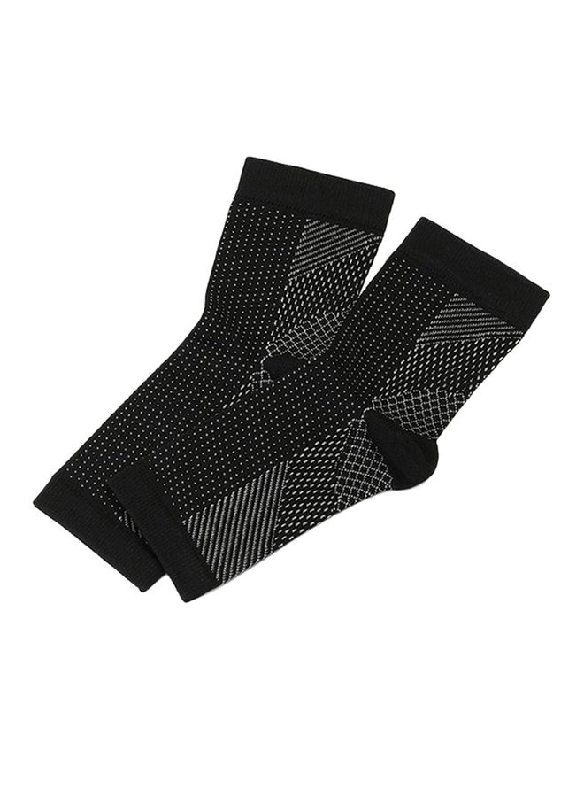 Professional Sport Foot Angle Anti Fatigue Compression Foot Sleeve Sock