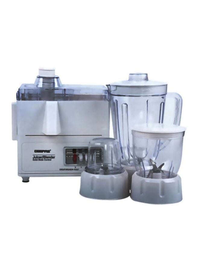 4-in-1 Food Processor And Juicer 600.0 W GSB2031 White/Clear
