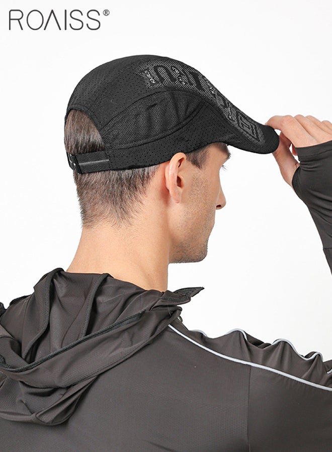 Quick Drying Sun Visor Hat for Men Women UPF 50+ Ultra Thin Cooling Baseball Cap Summer UV Protection Outdoor Cap Waterproof Breathable Sports Cap Newsboy Hats Cabbie Hat