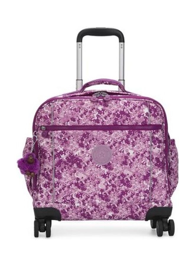 Storia 4 Wheels School Trolley Backpack Floral Pop