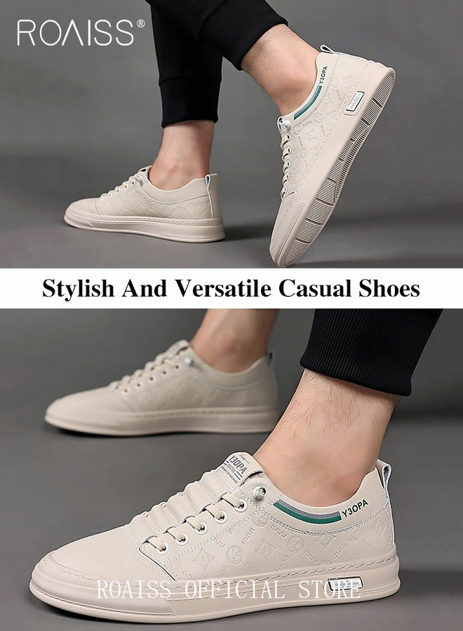 Men Leather Slip On Business Casual Loafers Soft Suede Men Shoes Men Slip Ons without Laces Easy to Wear Lazy Shoes Non Slip