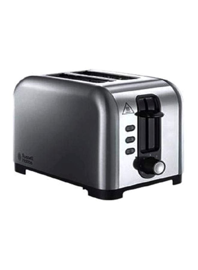 Henley 2 Slice Toaster Stainless Steel 850.0 W 23530 Black/Silver