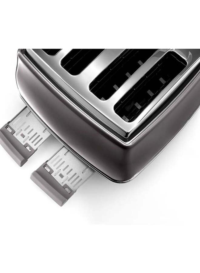 2-Slice Icona Metallics Toaster 900.0 W CTOT2003.GY Grey/Silver
