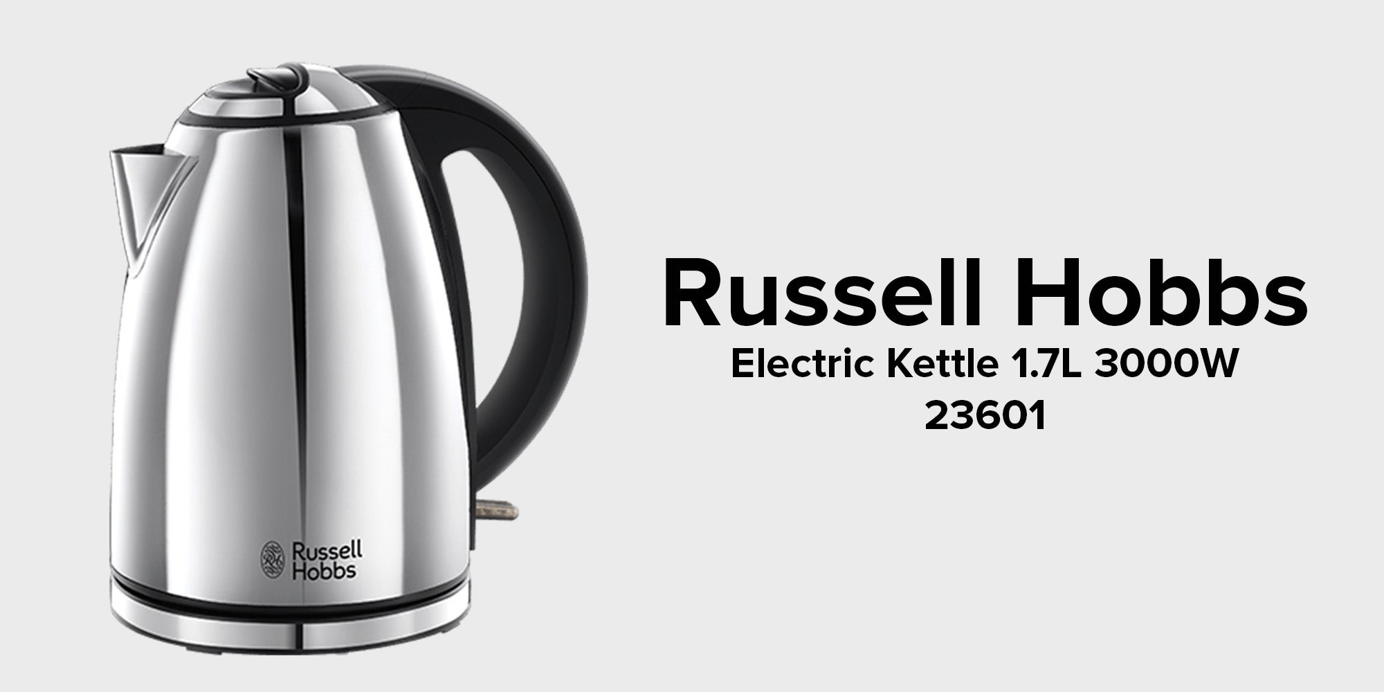 Electric Kettle 1.7 L 3000.0 W 23601 Silver/Black