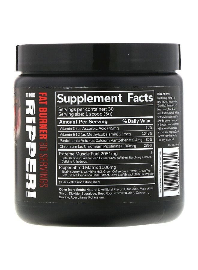 The Ripper Fat Burner Dietary Supplement - Fruit Punch