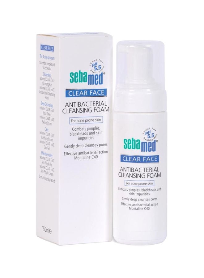 Clear Face Antibacterial Cleansing Foam 150ml
