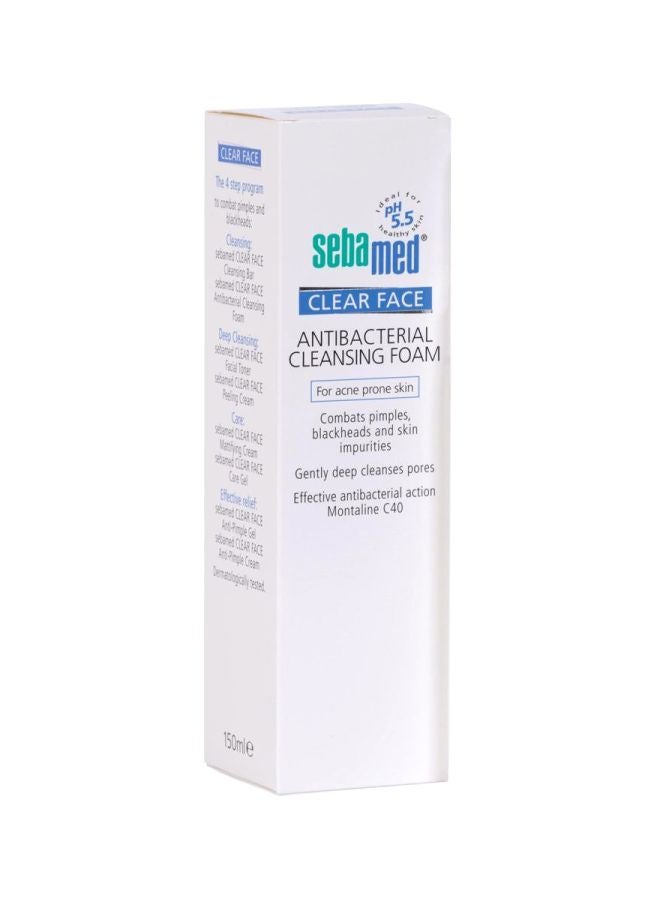 Clear Face Antibacterial Cleansing Foam 150ml