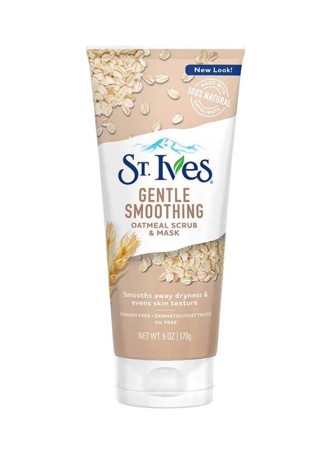 Gentle Smoothing Oatmeal Scrub And Mask 170grams