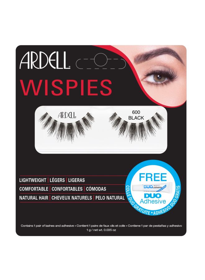 Wispies Cluster Eyelashes 600 Black