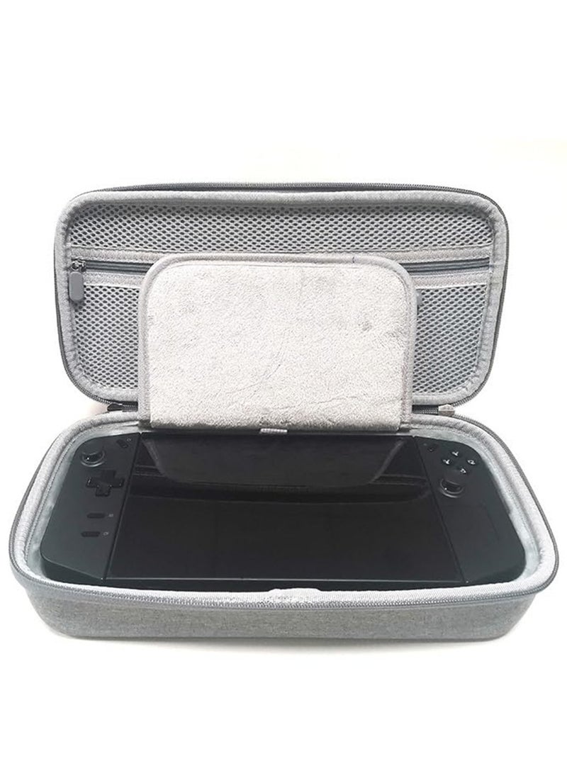 Lenovo Legion Go Carrying Case Bag Travel Case EVA Drop-Proof Portable Storage Bag for Legion Go Handheld Game Console (Grey)